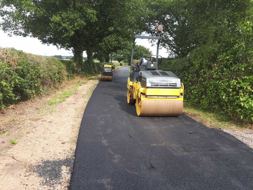 roadways and road surfacing project